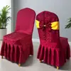 Funda de Silla para Banquete de Boda al por Mayor Funda Universal para Silla de Hotel Cubierta para Silla de Restaurante Establecimiento de Catering Funda Protectora para Asiento