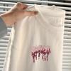 Playera de Algodón Puro para Mujer de Manga Larga Primavera y Otoño Estilo Coreano Blanco Holgada Cuello Redondo Tops de Estudiante Versátil Camiseta Básica Tendencia Ins