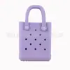 Bolsa de Playa Eva, Bolsa de Gelatina Colorida, Diseño Ligero, Minibolso DIY, Versátil y de Moda para Compras y Viajes Diarios