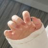 Uñas de mano uñas uñas uñas tabletas al por mayor rubor degradado melocotón nude parche de uñas de terapia de luz desmontable