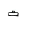 Pinza de Metal Negra Tipo Garra Pinza de Tiburón Accesorio para el Cabello Personalizado para la Parte Trasera de la Cabeza Elevador de Cola de Caballo Pasador Accesorio para el Cabello Estilo Coreano Fresco y Esponjoso