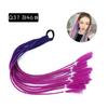 Pelucas de Cola de Caballo Dreadlock Estilo Europeo y Americano al por Mayor para Niños, Pelucas de Gomas Elásticas de Colores, Trenzas Boxeadora de Colores de Fibra de Alta Temperatura