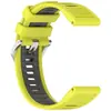 Correa de Reloj de Silicona de Dos Colores de Liberación Rápida 22/26 mm Patrón de Armadura Pulsera Deportiva Compatible con Garmin Fenix5/6/7/8/9