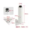 Soporte de ángulo de acero inoxidable engrosado en forma de L de 90 grados, soporte de estante de ángulo recto, accesorios de ferretería para muebles y gabinetes