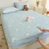 Funda de Colchón Acolchada de Algodón Puff Clase A Juego de Tres Piezas, Cubierta de Cama con Rodeado Completo para Colchón Simmons, Protector de Cama para Dormitorio de Estudiantes