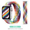 Correa elástica trenzada de nailon de un solo anillo para Apple Watch iwatch8, Applewatch 7/6/se/5/4