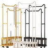 Cabide de Roupas de Chão Cabide de Roupas para Quarto Varanda de Casa Cabide Secador de Roupas Leve de Luxo Quarto de Estudante Cabide Simples de Armazenamento