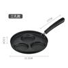 Productos Nuevos Transfronterizos Sartén para Freír Huevos de Cuatro Agujeros Piedra Maifan Antiadherente Fondo Plano Sartén para Desayuno Mini Sartén Artefacto de Cocina Utensilios de Cocina