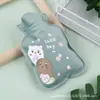 Bolsa de água quente de pelúcia injeção de água fofa estudante feminina mini aquecedor de mão bebê quente à prova de explosão bolsa de água quente aquecedor de mão