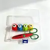 Conjunto Pequeno de Ferramentas de Relevo que Economizam Esforço, Tesouras de Artesanato para Jardim de Infância, Cortadores de Florais DIY para Crianças, Combinação de Bordas, Multifuncional