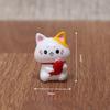 Micropaisaje decorativo con forma de gato de la suerte, artesanía de resina, consola central de coche, decoración del hogar, regalo al por mayor