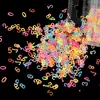 Bolsa de Lentejuelas Redondas Fluorescentes para Uñas, Tamaño Mixto, Puntos Pequeños Redondos, Colorido, 2g, Paquete de Materiales Glitter para DIY