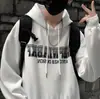 Sudadera gruesa con forro polar estilo Harajuku para mujer, nueva versión coreana Otoño e Invierno 2026, corte holgado, top casual estilo novio relajado