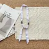 Bufanda de Seda a Cuadros con Cuentas Collar Nuevo Estilo Colgante Artístico Cadena para Clavícula Retro Cadena para Suéter de Diseño Nicho para Mujeres