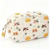 Estojo de Lápis Novo Produto Transfronteiriço Grande Capacidade Zíper Bolsa de Lápis Compartimento Bolsa de Lápis Macia Meninos e Meninas Borboleta Flor