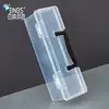 Caja de Pinceles de Caligrafía de Primera Clase Bainabang, Caja de Almacenamiento Portátil Transparente Multiespecificación a Prueba de Polvo con Tapa