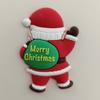 Pegamento Suave Papá Noel Regalo Árbol de Navidad Sombrero Alce Navidad Feliz Cupcake Horneado Decoración Enchufe