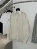 Yuran 26 Primavera/Verão Novo Estilo Britânico Fio de Algodão Pima Tingido em Fio Gola Clássica Patchwork Listrado Camisa Emagrecedora