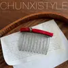 Flequillo Flequillo Peine para el Cabello Pinza para el Cabello Peine para el Cabello Pinza Recta Pinza Superior Pinza para Cabello Rebelde Accesorios para el Cabello Peine de Inserción Tarjeta de Peine Antideslizante Temperamento