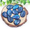 Venta caliente transfronteriza adornos colgantes de piedra natural ópalo gota de agua plana accesorios de joyería no porosos DIY colocación creativa
