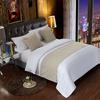 Bandera de cama de hotel, toalla para el extremo de la cama, venta al por mayor, funda de cama china moderna y sencilla de oro, cojín para el extremo de la cama, funda de almohada