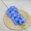 27 cores, nova orquídea impressa em 3D com 9 cabeças, flor artificial, para decoração de casamento e casa, atacado