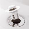 Tapón de drenaje de agua con núcleo de rebote para lavabo de flores, tapón de presión antibloqueo, tapón filtro para lavabo, tapón de drenaje de agua antifugas