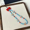 Llavero de Manzana Recortada con Lazo Adecuado para Correa de Teléfono, Llavero de Cámara CCD Estilo Fresco, Colgante de Moda Antiperdida