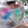 Elásticos de Cabelo Fio de Telefone Coloridos Transparentes em Gradiente para Mulheres, Tamanho Pequeno, Elásticos Sem Marcas, Acessórios de Cabelo Que Não Danificam o Cabelo