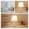 Decoração de Quarto Estilo Europeu Quarto de Casamento Lâmpada de Mesa Quente Retrô Criativa Moderna Elegante Luz Noturna Romântica Alimentação Regulável
