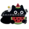 Lindos Accesorios de Zapato de Madera de Gato Negro de Dibujos Animados, Dijes para Zapatos Croc, Decoraciones DIY de Zapato de Gatito Negro