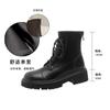 Fábrica de Origem de Huizhou Processa e Personaliza Botas Femininas com Altura Aumentada e Veludo, Botas Curtas Versáteis de Outono e Inverno 2024, Botas Slim