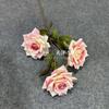 Rosa artificial manta rosa boda decoración salón de bodas arreglo floral de grabación adornos de decoración del hogar europeo
