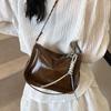 Bolsa Pequena Super Popular 2026 para Mulheres, Bolsa Transversal de Ombro Retrô, Estilo Inverno e Primavera, Bolsa de Mão para Trabalho, Bolsa de Corrente da Moda