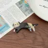 Nuevo Pasador para el Cabello de Gato con Patas Cortas y Textura de Acetato, Pinza de Pico de Pato Elegante para Flequillo, Accesorio para el Cabello al por Mayor