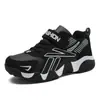Parte superior de zapatos para niños de viaje y ocio calados 1712 zapatos de niña bajos para correr primavera y verano malla zapatos casuales deporte infantil sencillo