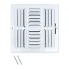 Difusor de Ar de Aço de Quatro Vias/Grelha de Ventilação/Tampa de Registro HVAC