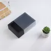 Té de Flores Cajón de Papel Kraft Tirador Caja de Regalo Transparente Plegable Empaque Exterior Universal Papel de Regalo Compañero Caja Vacía Cuadrada Pequeña