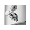 Dispensador de Jabón de Acero Inoxidable Baño Gel de Ducha Dispensador Manual sin Taladro Cocina Gran Capacidad Botella Depresora
