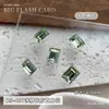 Rhinestones para Arte de Uñas K9 Azúcar, Coloridos Irregulares Deslumbrantes con Base de Punta Rectangular de Ángulo Recto Diamantes para Uñas Accesorios Pequeños DIY