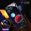 Adecuado para Funda de Teléfono Móvil Moon Rose Apple 17 Nueva Funda de Teléfono Móvil Brillante para Llamadas Entrantes Iphone17 Cristal Femenina