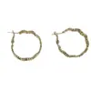 Brincos Europeus e Americanos Transfronteiriços Exagerados Argolas Lisas com Pino de Prata S925 Joias de Estilo Minimalista de Luxo Leve de Nicho