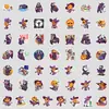 50 Pegatinas de Graffiti de Fantasmas de Dibujos Animados y Cabezas de Calabaza Pegatinas Creativas de Halloween para Bricolaje Pegatinas Decorativas para Teléfono Móvil