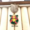 142 Colgantes de Navidad Colgantes de Aleación con Gota de Aceite Accesorios para Joyería DIY Colgante de Papá Noel Muñeco de Nieve Campana