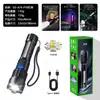 Nova Iluminação de Alto Brilho Transfronteiriça Lanterna de Luz Forte Estilo Camping ao Ar Livre Luz de Pendurar Foco Telescópico Luz Lateral Cob Carregamento USB
