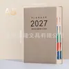 Temu Cross-Border Amazon Planificador de Horario 2027 Versión en Inglés Planificador Diario de 365 Días Cuaderno de Gestión del Tiempo