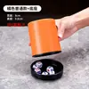 Copo de Dados Silencioso de Couro com Base para KTV Boate Bar Copo de Dados Reto com Toque Suave