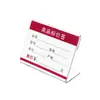 -Soportes para tarjetas de precio acrílicos en forma de L, porta tarjetas de mesa pequeños, expositor de tarjetas de precio para mesa, portaetiquetas de precio