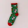 Meias de Natal Amazon Transfronteiriças Meia-Calça Outono e Inverno Aconchegantes e Quentes Desenho Animado Meias Longas 2026 Papai Noel Rena
