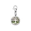 Aromaterapia europeia e americana 12 MM aço inoxidável mini fragrância oca água difusão de óleo essencial photo frame caixa chaveiro portátil